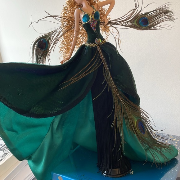 Kurt Adler Peacock Lady Doll Ornament NEW - Picture 5 of 10